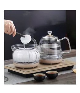 Bộ Bếp Đun Nước Pha Trà Thủy Tinh Thông Minh Cao Cấp A206 | Bình Rửa Chén