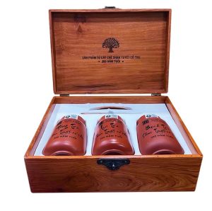 Tinh Túy Trà Xuân Q08 | Hộp Quà Trà Shan Tuyết Cổ Thụ Hũ Gốm Cao Cấp | Quà Biếu Lãnh Đạo, Đối Tác