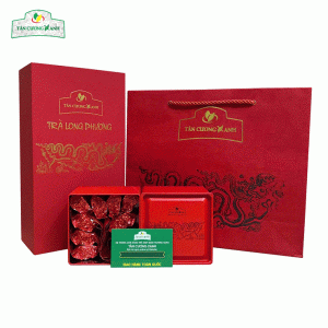 Trà Đinh Tân Cương Tiến Vua Long Phượng - Hộp 200g | Trà Biếu Lãnh Đạo, Đối Tác | Đạt Chuẩn OCOP, VietGAP
