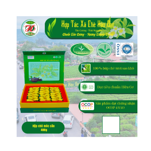 Hộp Chè Móc Câu Đóng Ấm 400Gr ( 32 gói 12,5g ) - Hảo Đạt | OCOP 4 Sao Quốc Gia