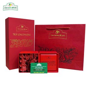 Bộ Trà Ô Long Long Phượng - Hộp 200g | Trà Biếu Lãnh Đạo, Đối Tác